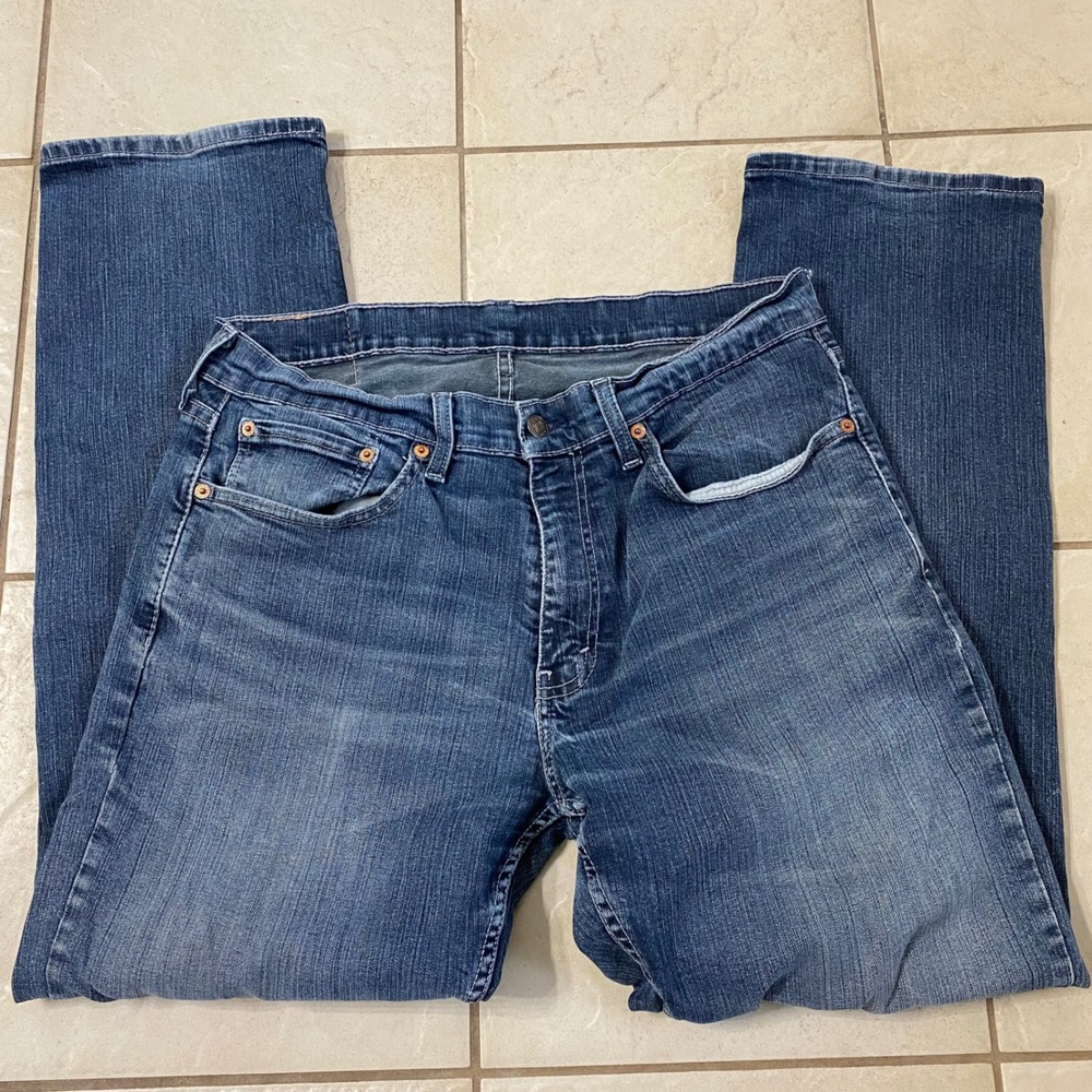 Levi Strauss Co 559‎ Jeans Mens W33 L30 Blue Denim Straight Fit Casual Pants